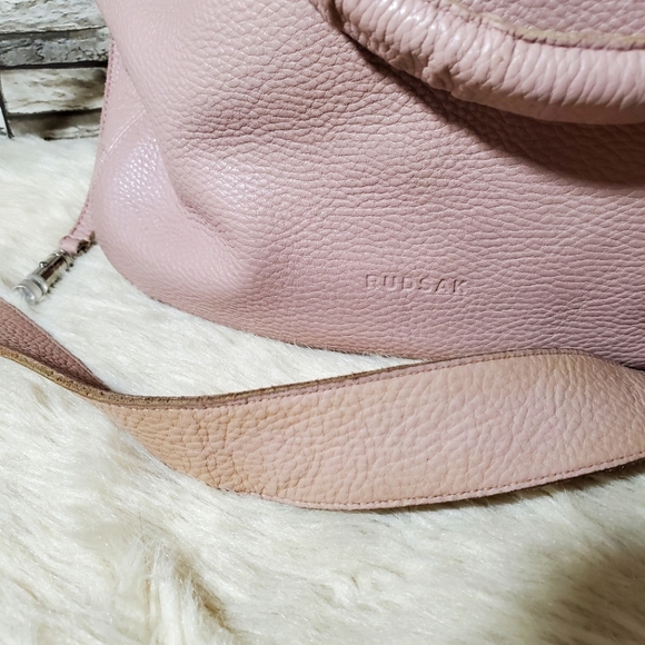 Rudsak Pink Pebble Leather Hobo - Picture 4 of 5
